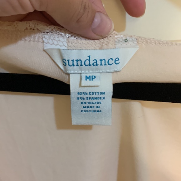 Sundance Delicate Lace V Neck Elan Tank Sz M Petite - Picture 5 of 13